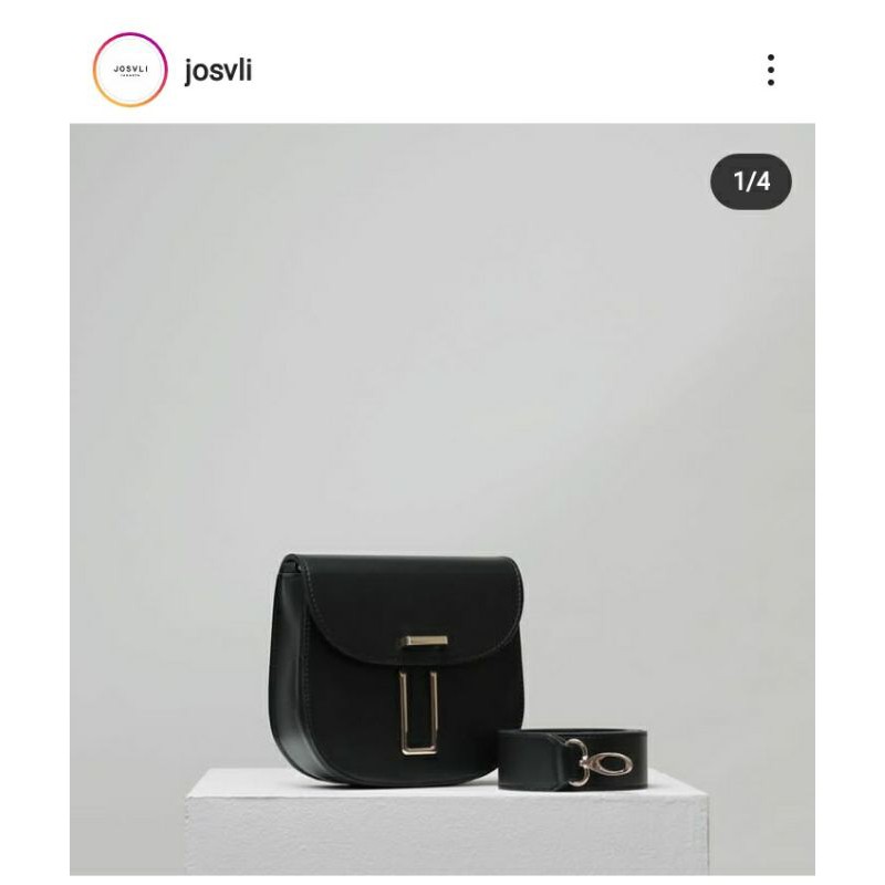 Tas Josvli seri Oscar Bag warna Hitam