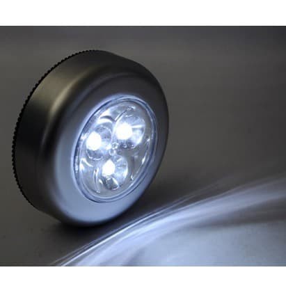 Lampu Tidur Malam Kamar Touch LED Tempel Dinding Lamp 3 LED