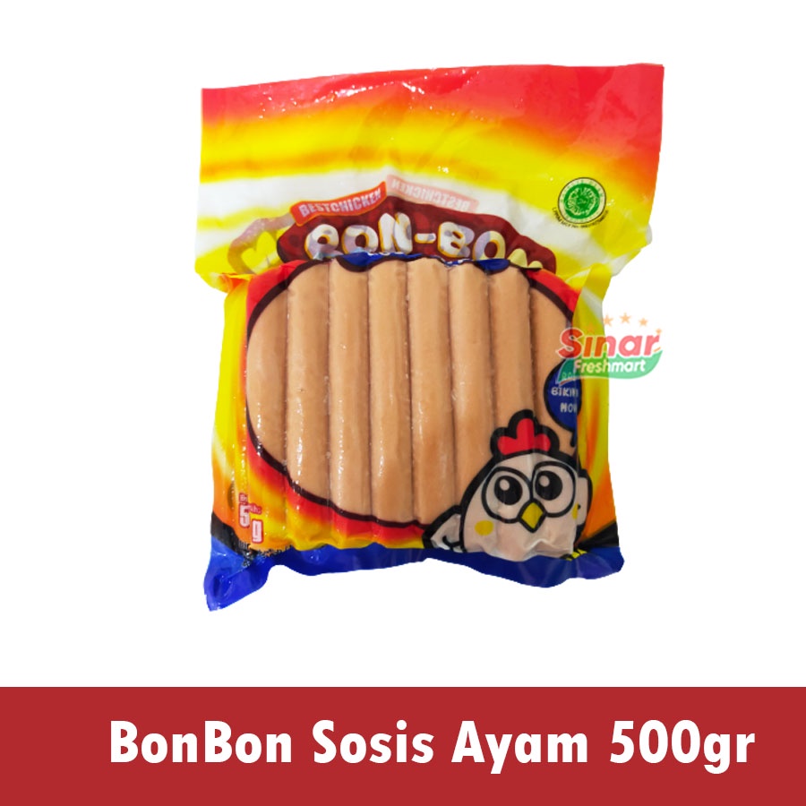 

[SINAR.FRESHMART] BON BON SOSIS CHICKEN / SOSIS DAGING AYAM [500gr]