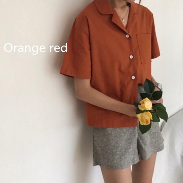 Plain Shirt Kemeja Polos Wanita NR