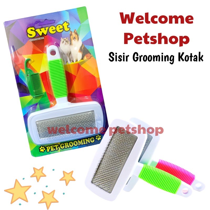 Sisir Grooming Hewan 458 / Sisir Hewan / Sisir Anjing / Sisir Kucing