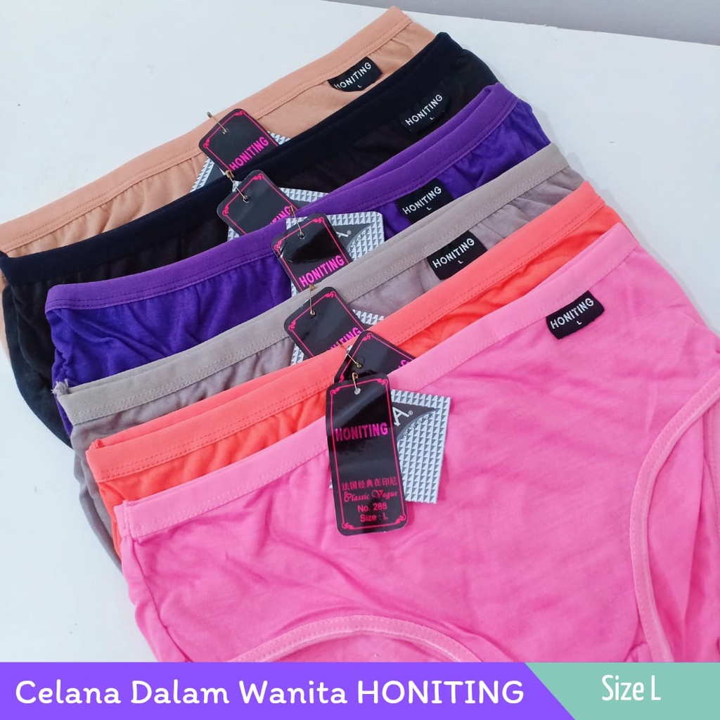 Celana Dalam Wanita Import Merk HONITING -  bahan super soft - Nyaman Dipakai