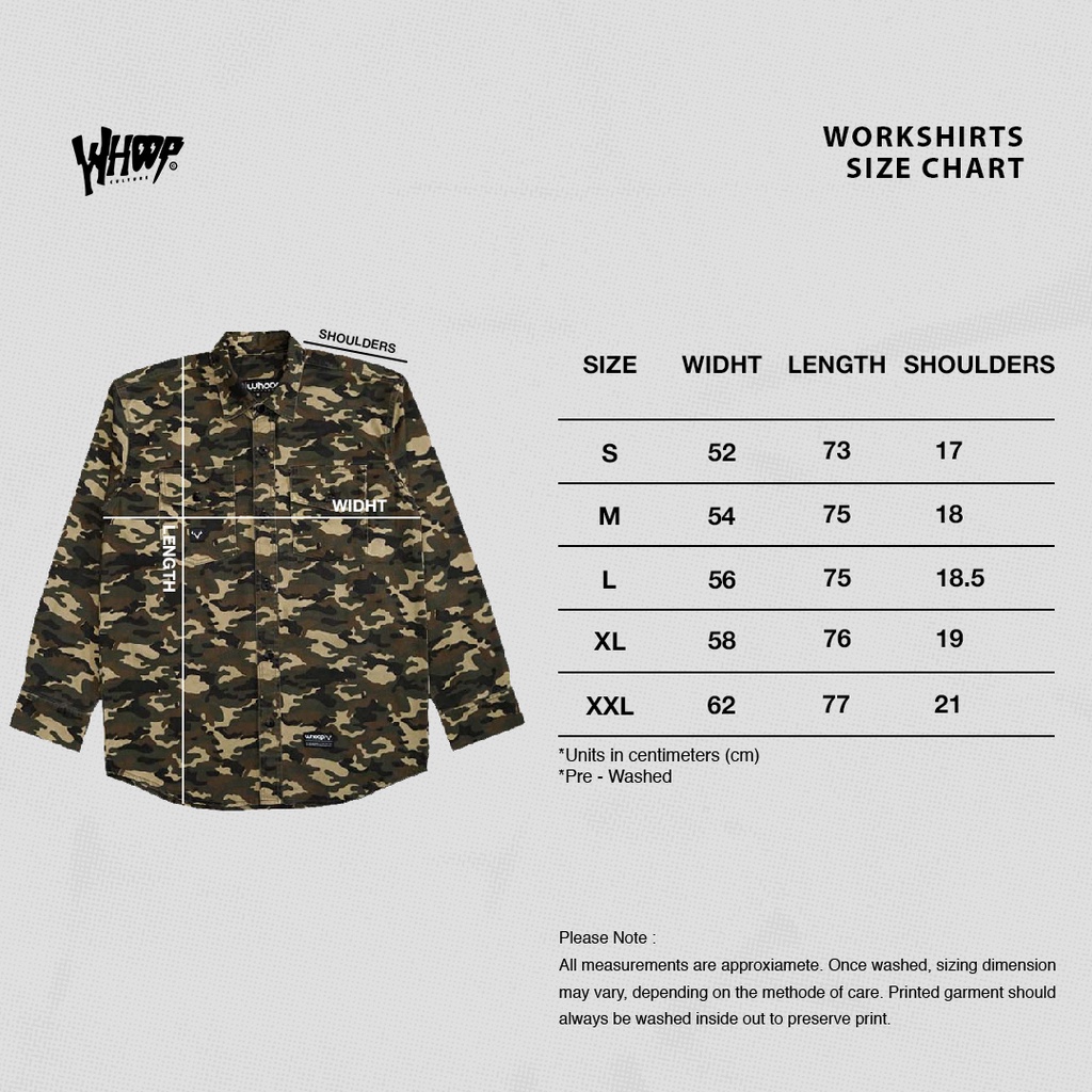 Whoopculture &quot;Loudly&quot; Camo Workshirt