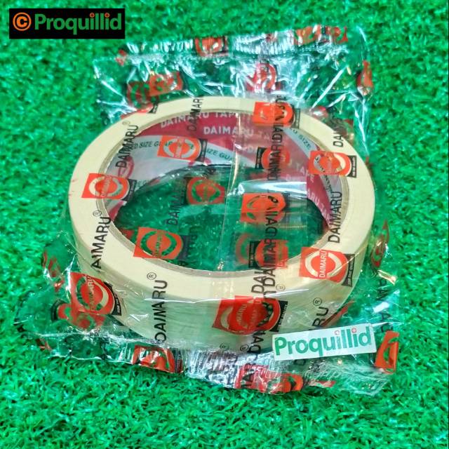 

LAKBAN ISOLASI SELOTIP SOLATIP PLESTER PLAKBAN ISOLATIP KERTAS MASKING TAPE DAIMARU 1 IN 24 MM 1IN