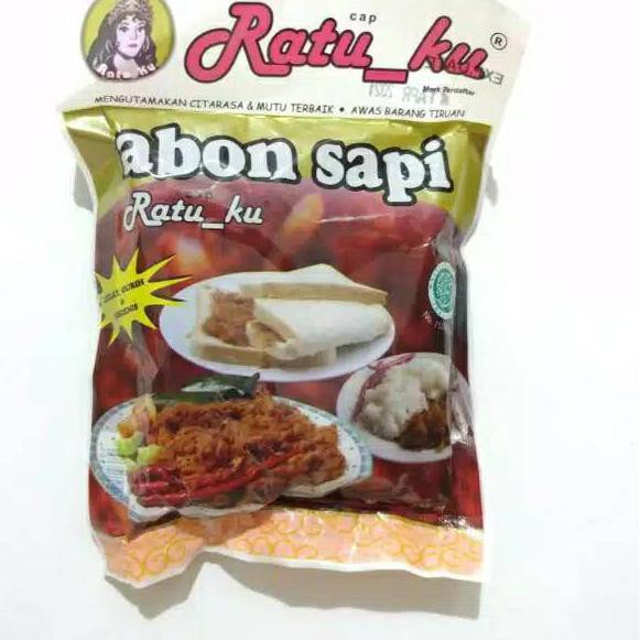 

7ZM Abon Sapi Cap Ratu_ku isi 100gram✼ (Stock Banyak)