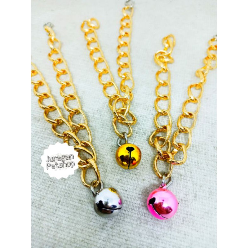 KALUNG EMAS KUCING | Kalung Cantik Untuk kucing | All Size