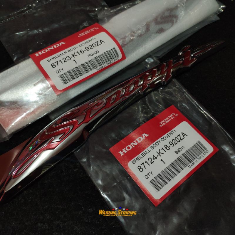 Emblem scoopy thailand original