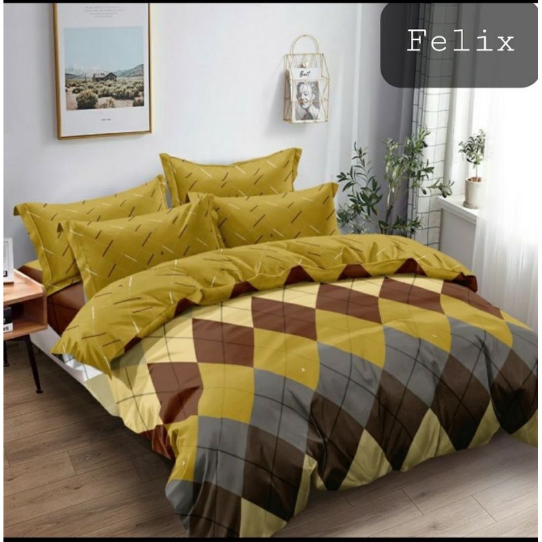 Bedcover Lady Rose 180x200 / LADY ROSE BED COVER KING FLAT