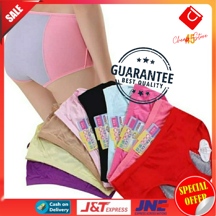 Celana dalam Menstruasi / celana pakaian dalam wanita perempuan haid / celana dalam datang bulan