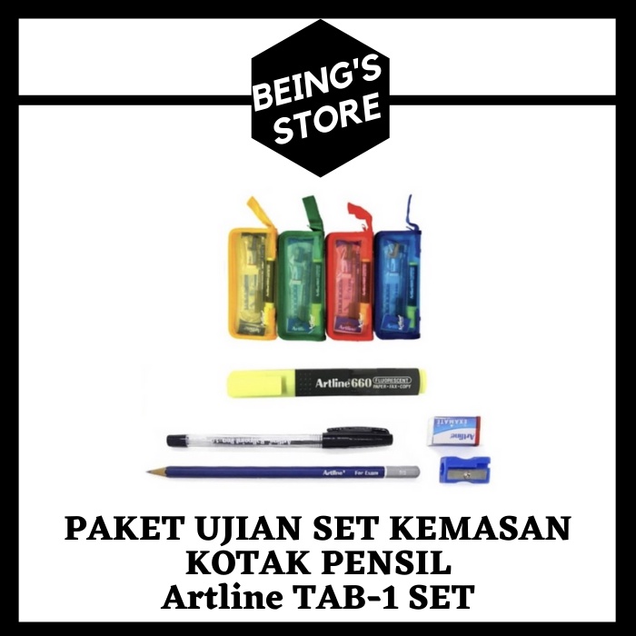 

PAKET UJIAN SET KEMASAN KOTAK PENSIL ARTLINE TAB-1 SET