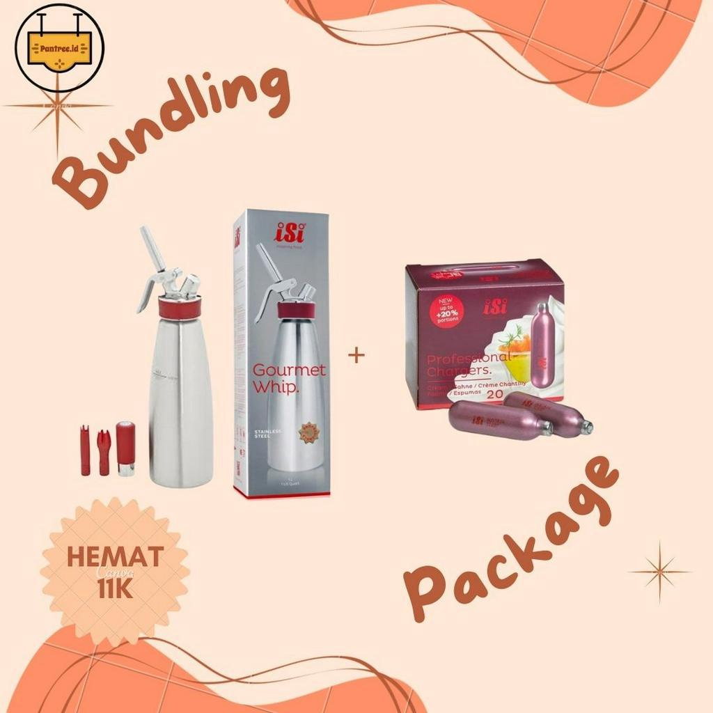

Bundling Gourmet Whip 1 Ltr 1703 & Cream Charger