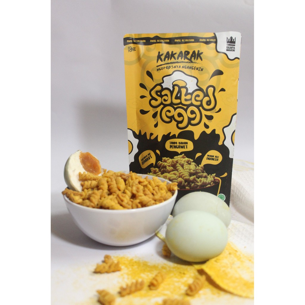 

MAKARONI SPIRAL KAKARAK | SALTED EGG