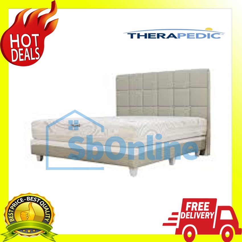 THERAPEDIC BACKSENSE FULL SET (MEDIUM FIRM) UK . 100 - 200