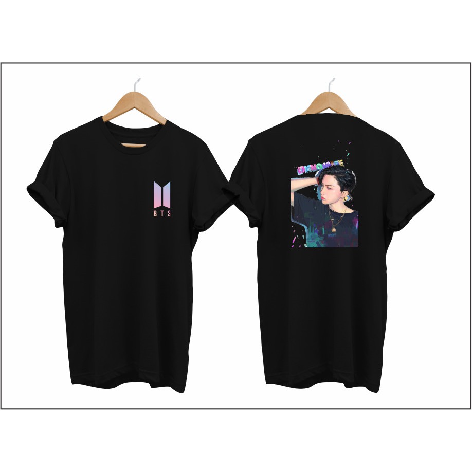 kaos bts kpop idol dynamite jhope combed 30s depan belakang