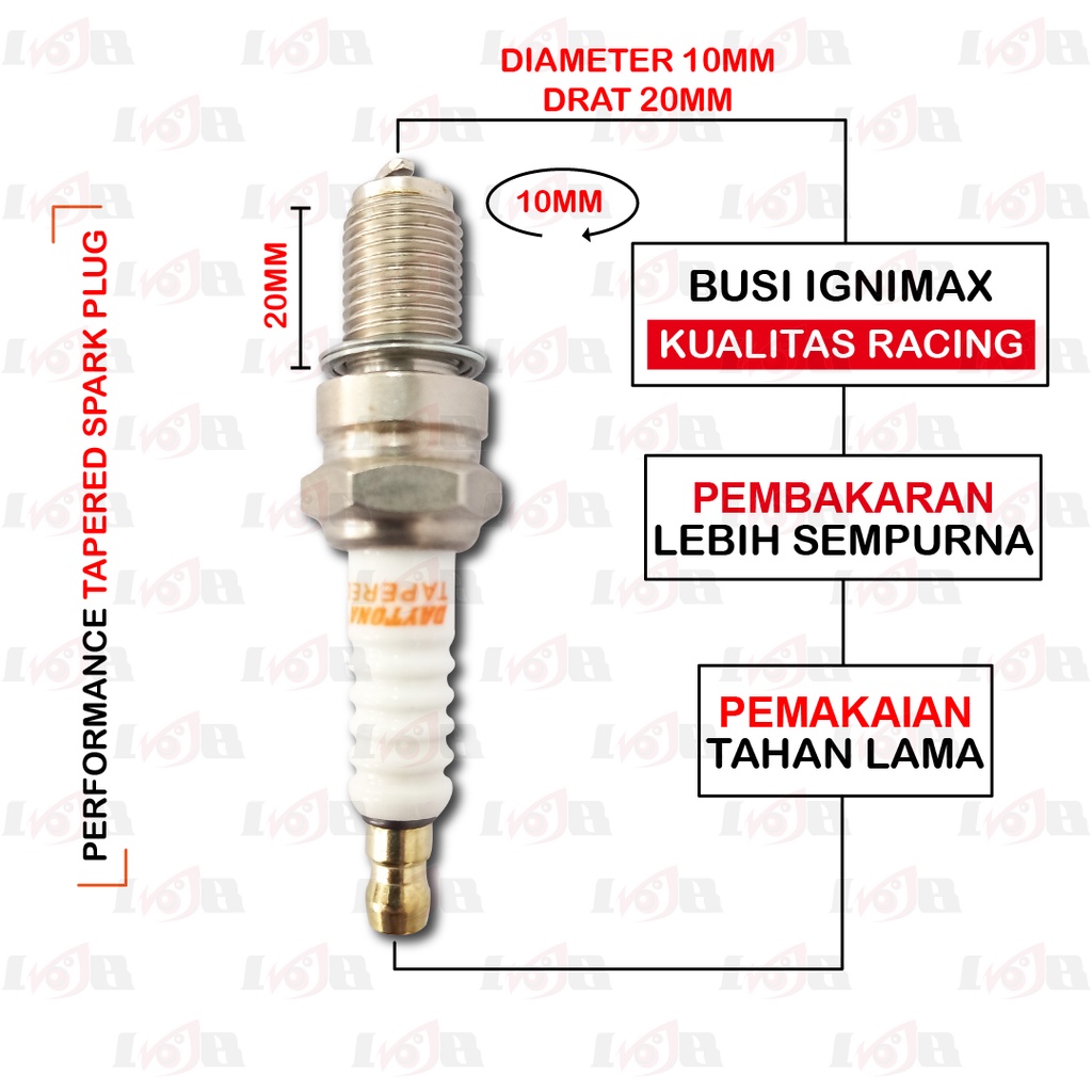 Daytona Ignimax 3533 Busi GL Pro GL max Thunder Scorpio Thunder 250 Spark Plug Part Racing Motor