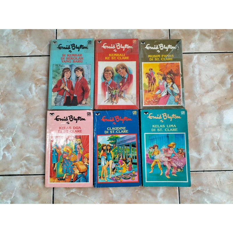 Novel ST Clare (Set Lengkap 6 judul), karya Enid Blyton