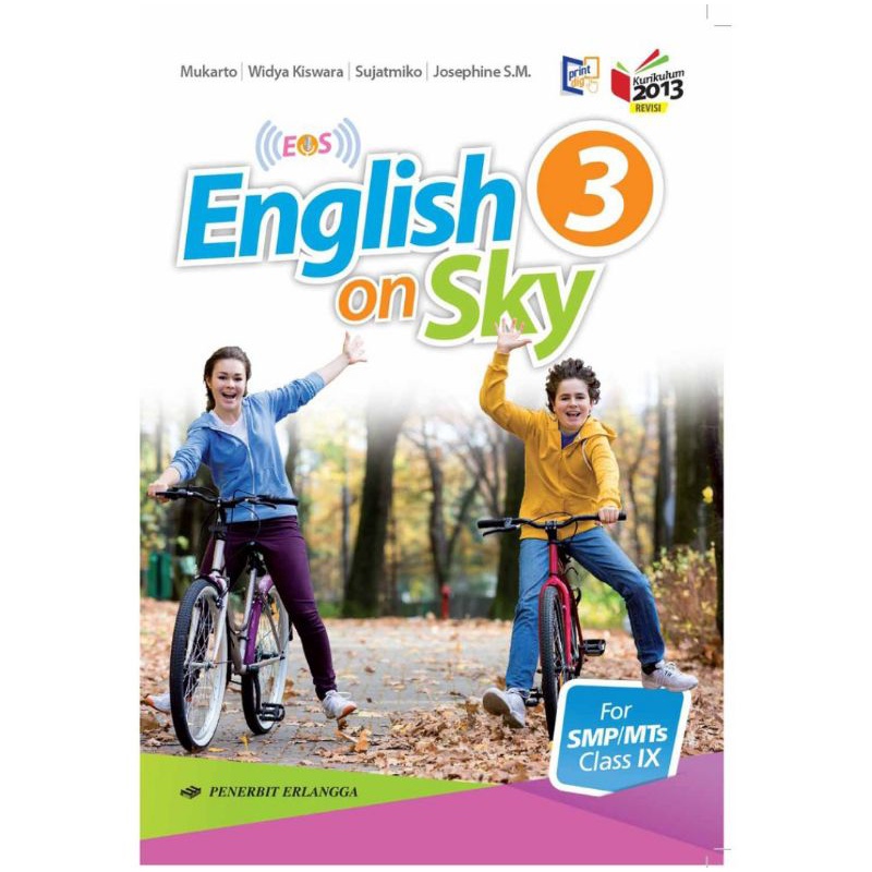 Buku Pelajaran English on Sky Kelas 1,2,3 SMP/MTs Kurikulum 2013 Erlangga