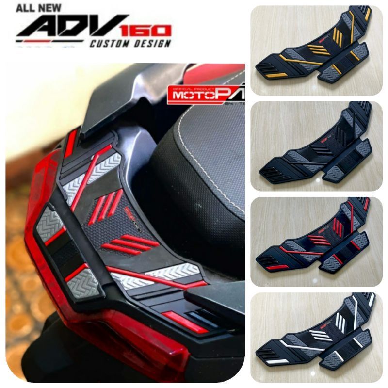 Motopad27 Stiker ADV 160 Karet Rubber Tankpad Deckpad Fullset Honda ADV 160 2022 Premium