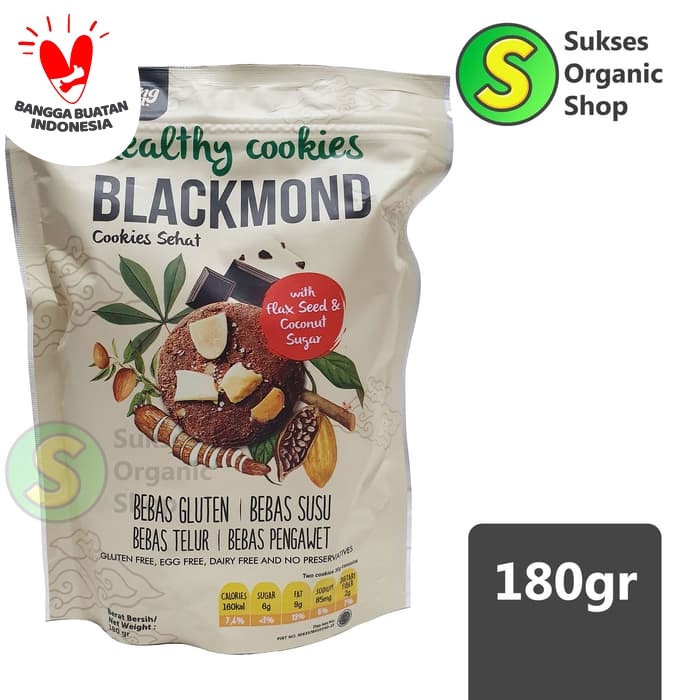

KERING-KUE- BLACKMOND COOKIES | LADANG LIMA | 180GR -KUE-KERING.