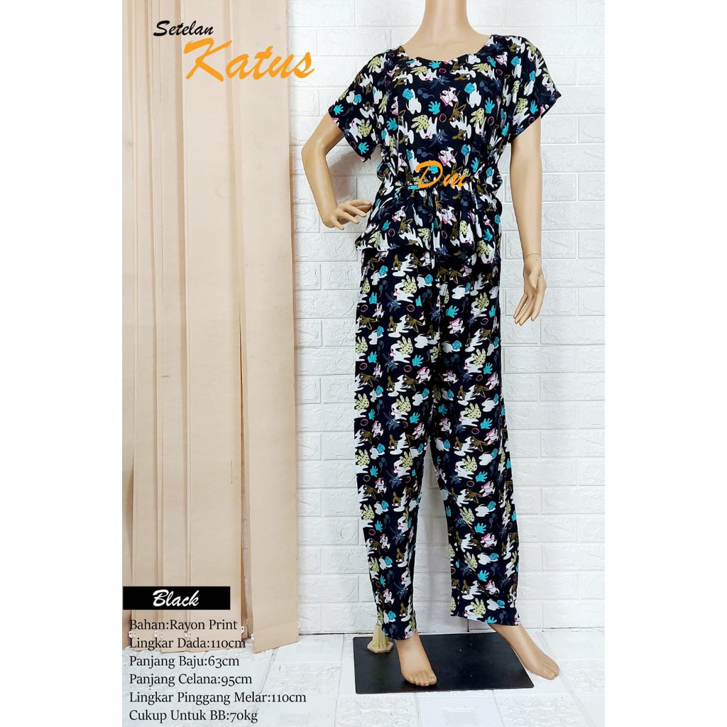 Setelan Bali smoke Baby doll