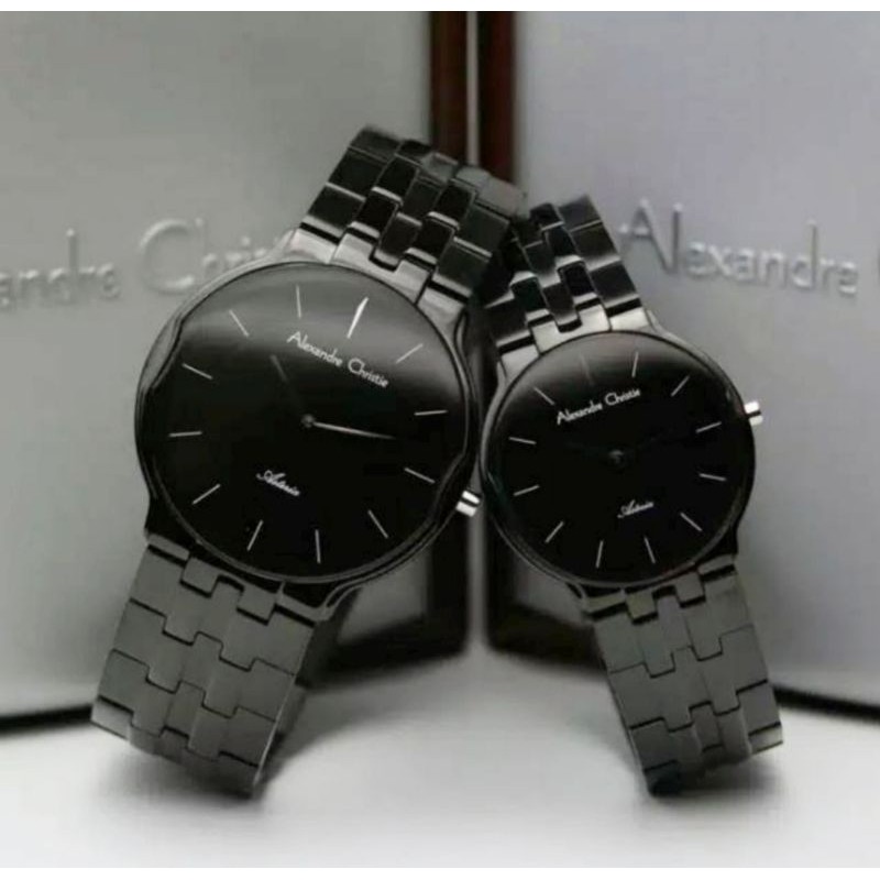 JAM TANGAN COUPLE ALEXANDRE CHRISTIE ORIGINAL AC ASTERIA 8616MH-LH [ GARANSI RESMI 1 TAHUN ]