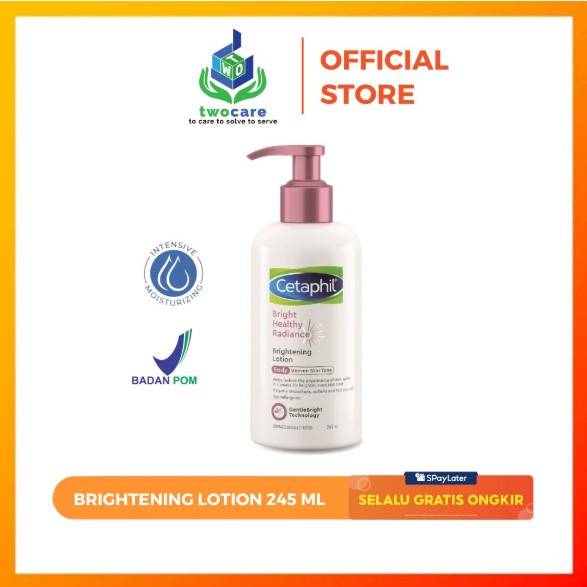Cetaphil Bright Healthy Radiance Brightening Lotion 245ml Lotion untuk Melembapkan &amp; Mencerahkan Kulit Tubuh