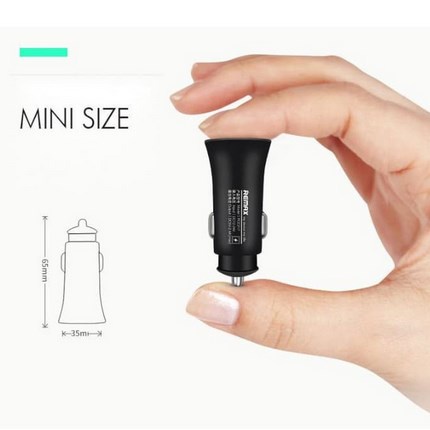 Remax Rocket Car Charger RCC217 2.4ARCC-217 Chargercar charger mobil
