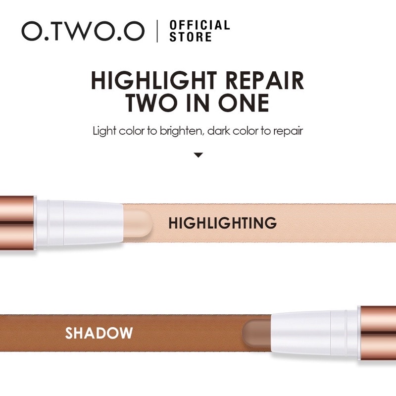 O.TWO.O Highlight Makeup Magic Contour &amp; Stick Highlight 4 Colors Foundation stick Countur Stik Otwoo