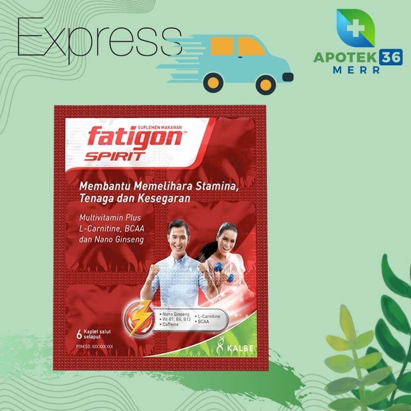 FATIGON SPIRIT 1STRIP ISI 6 TABLET