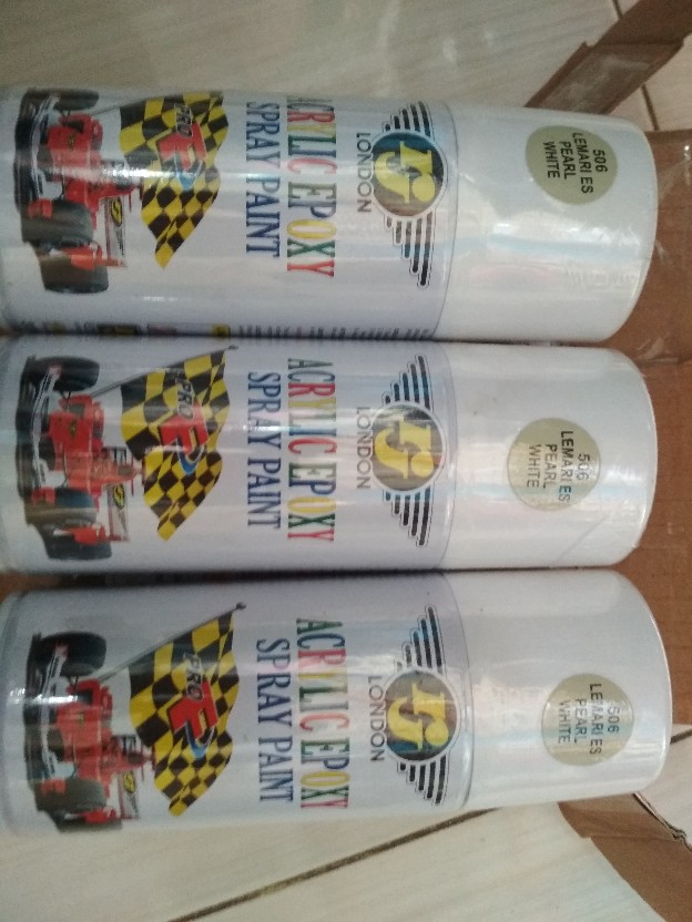 Rj London 300cc,lemari Es Pearl White (506),cat Semprot Spray Paint