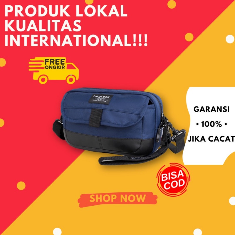 Tas selempang mini pria wanita multifungsi distro original tas tenteng tangan Handbag cowok branded