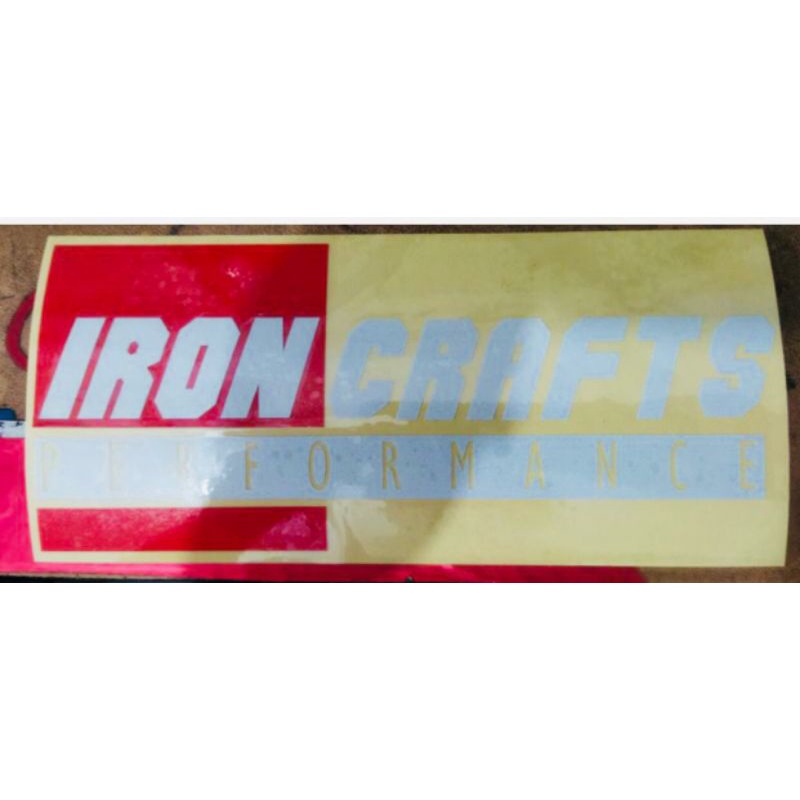 Sticker Cutting Ironcrafts