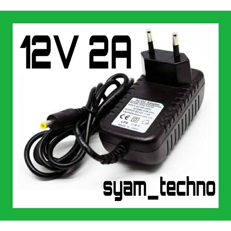 Jual Adapter Adaptot 12v 2A / 2 Ampere | Shopee Indonesia