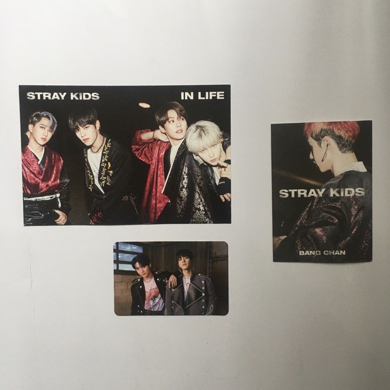STRAY KIDS SKZ IN LIFE ALBUM PC VOCAL POSTCARD MINI PB BANGCHAN
