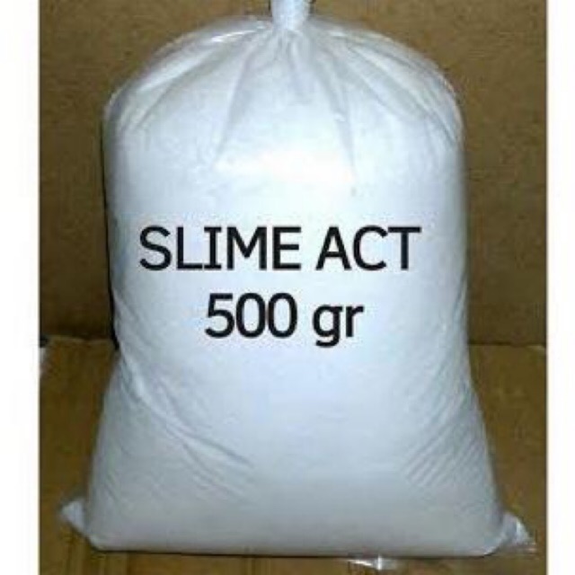 BUBUK SLIME ACT 500 GRAM / slimeact activator murah pengawet povinal