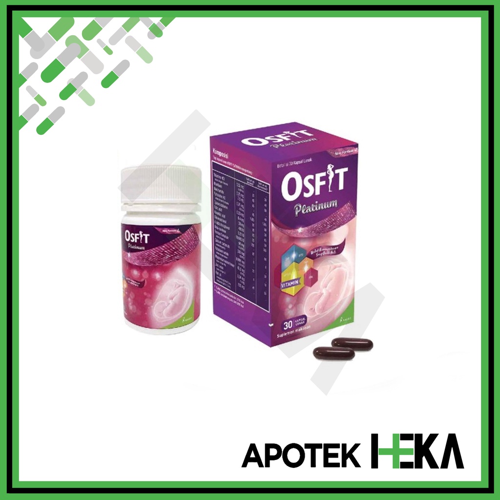 Osfit Platinum isi 30 Kapsul - Suplemen Ibu Hamil dan Menyusui (SEMARANG)