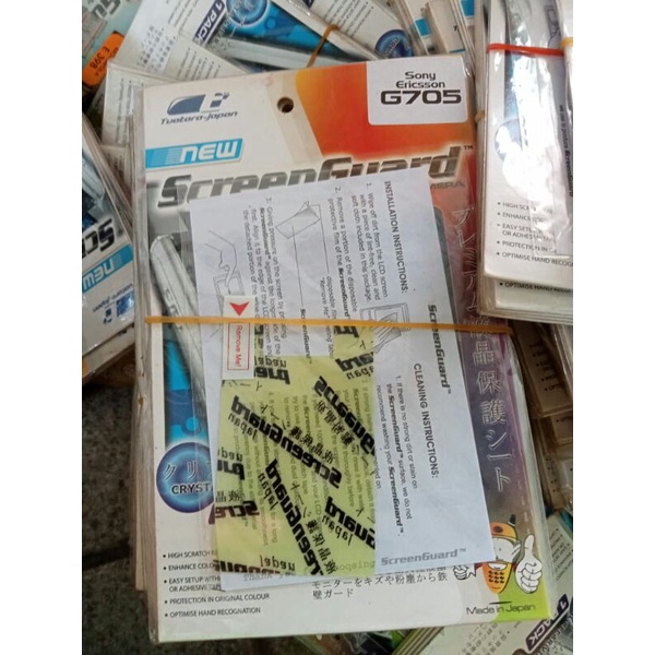 screen guard pelindung layar sony ericsson G705