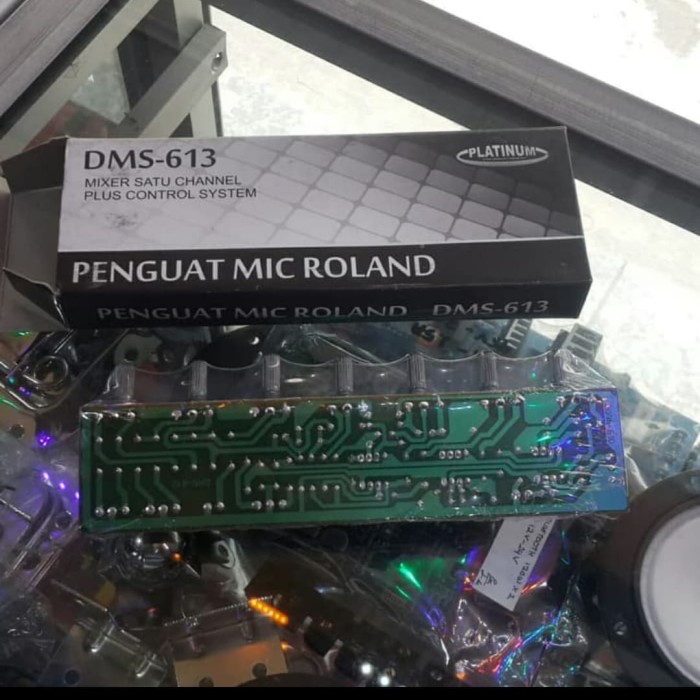 Kit Mixer Tone kontrol DMS 613 Platinum Penguat Mic Roland / DMS613