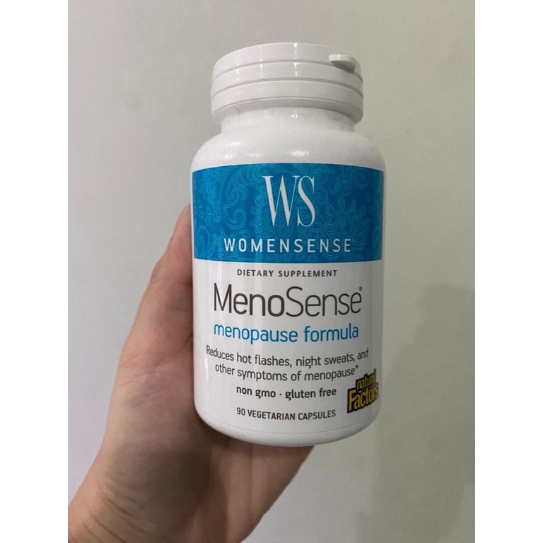 Natural Factors WomenSense MenoSense Menopause Formula 90 VegCaps