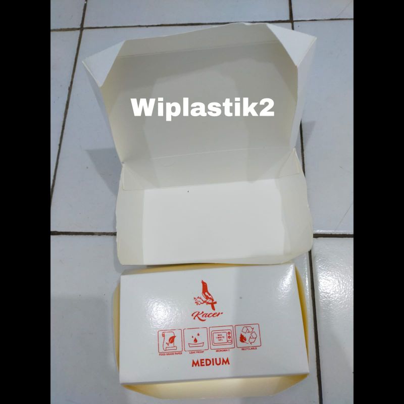 

Paperlunch box KACER polos ukuran M (Medium)