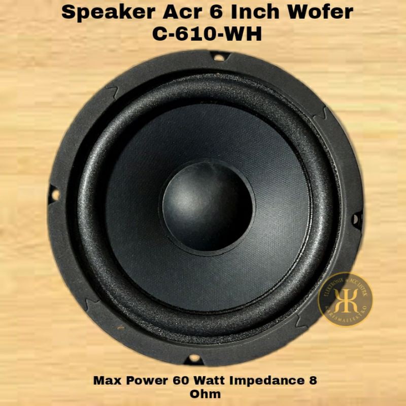 Speaker 6 Inch Wofer Acr  C-610-WH Speaker Aktif