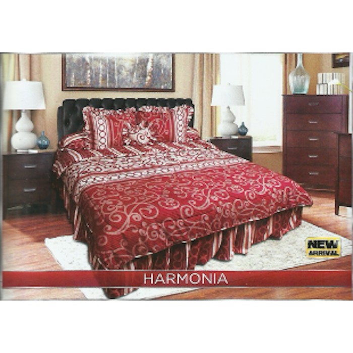 SPREI CALIFORNIA 180 B4 "HARMONIA" 4 BANTAL 2 GULING