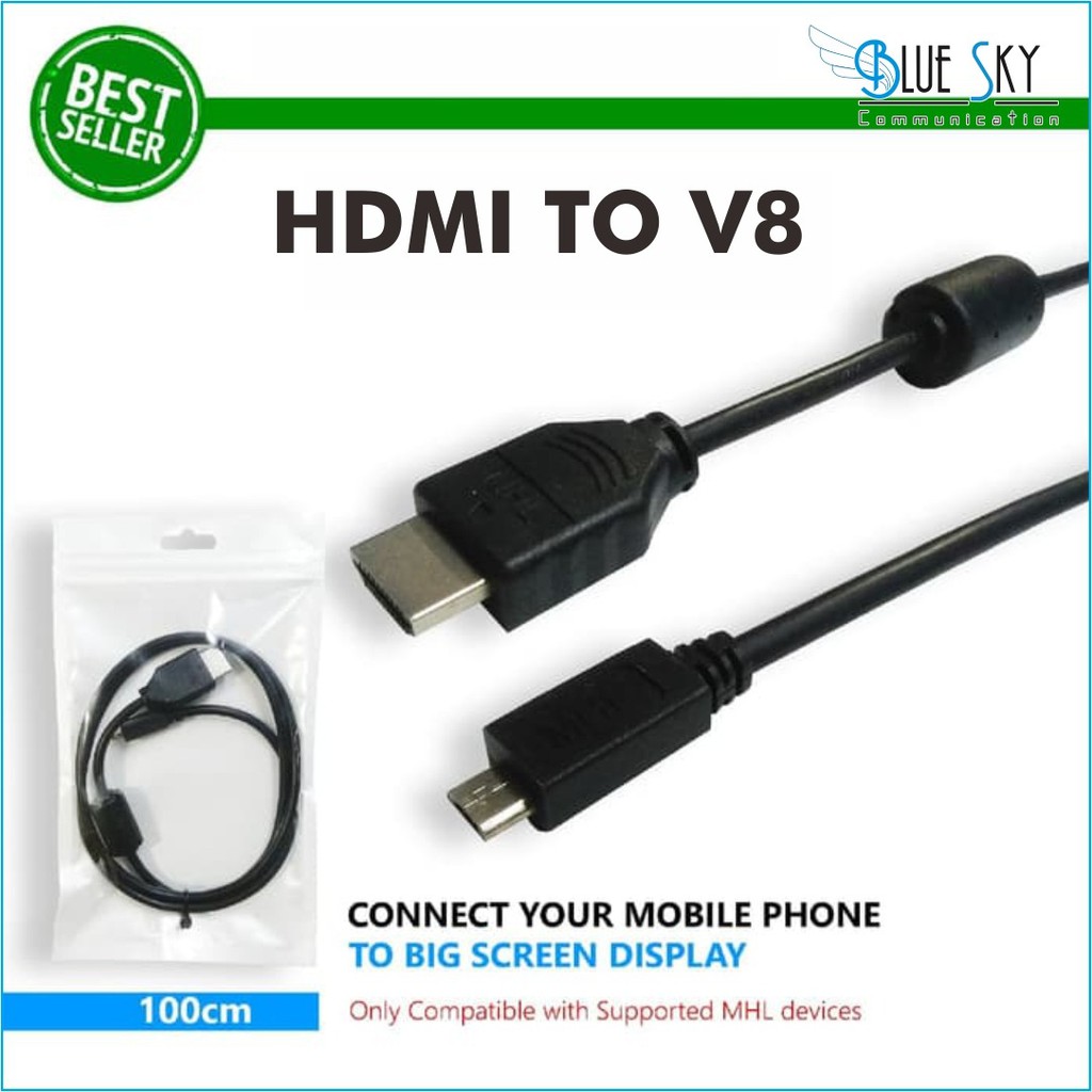 KABEL HDMI TO V8