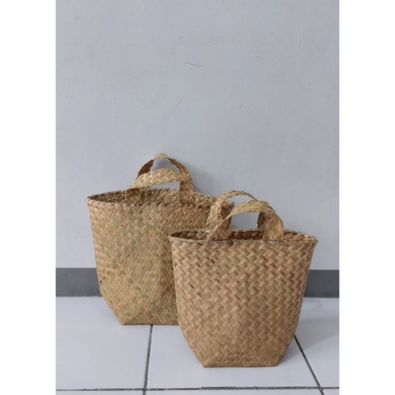 Tas Hampers dari Anyaman/Tas Parcel Natal