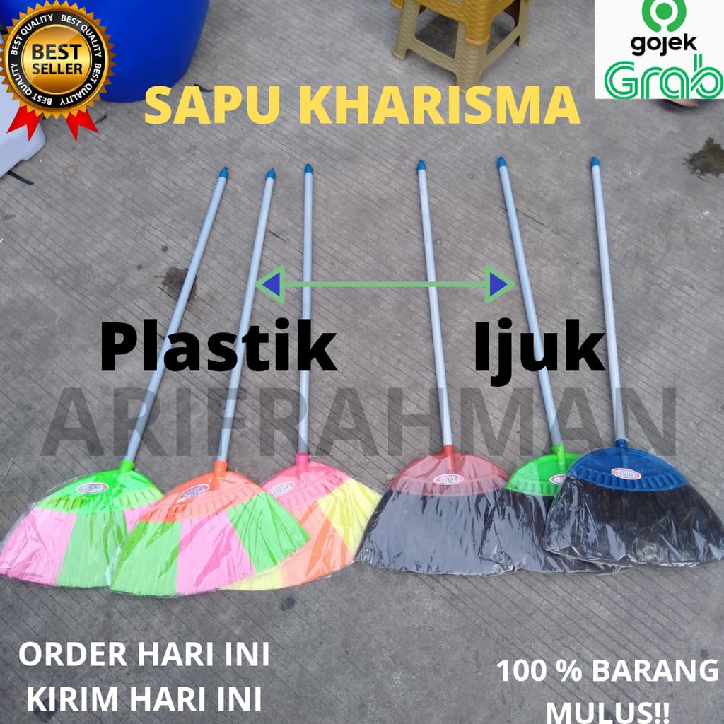 KHARISMA - Sapu Plastik Kharisma / Sapu Ijuk Plastik