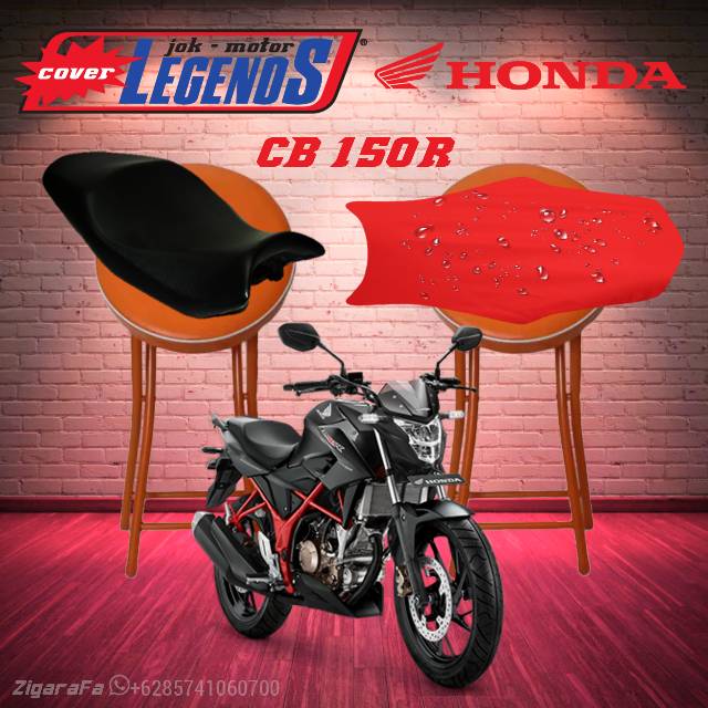 Cover Jok CB 150R Waterproof / Sarung Mantel Jok Aksesoris Motor Anti Air