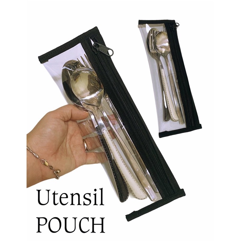 Fawn’G Handmade - Clear Utensil POUCH / POUCH Sendok / POUCH Sedotan