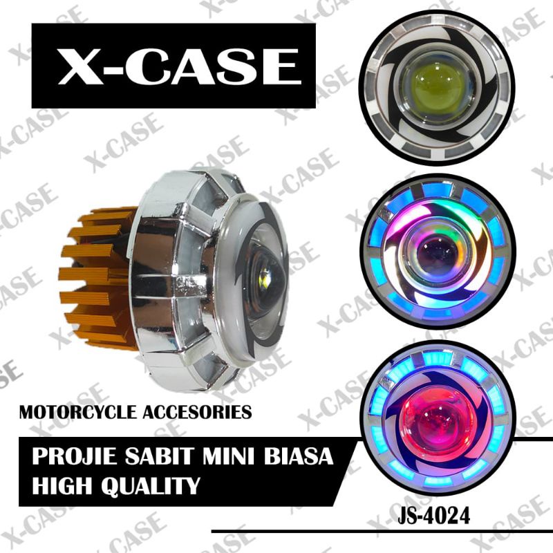 Lampu Motor Depan Led Projie Mini Sabit Long Stay Flash HeadLamp Ori 4204  Lampu Depan Motor Led Min