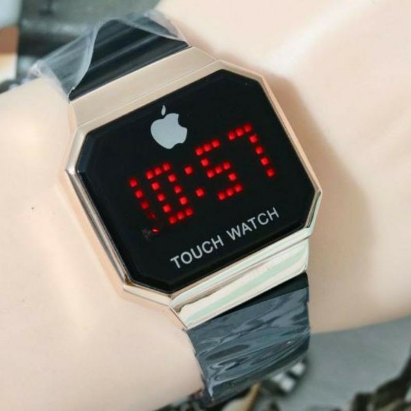 Jam Tangan Pria#Wanita Digital iPhone iP109 Touch Watch LED Light
