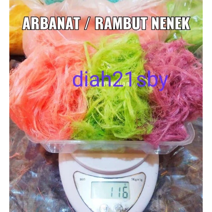 

Arbanat / Rambut Nenek (100gr)